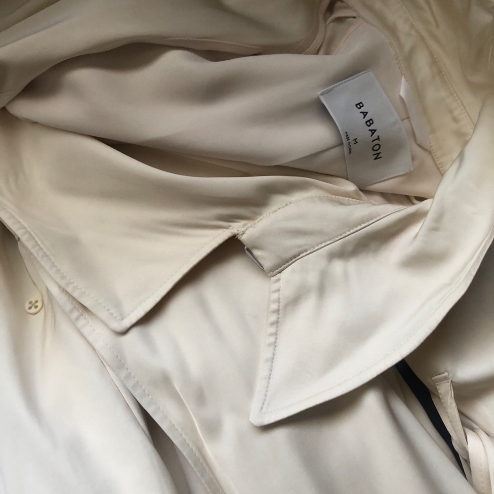 Babaton white trench coat - Picture 9 of 9